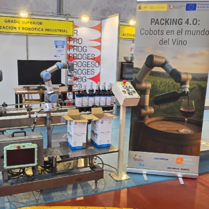 Packing 4.0 lleva los cobots al sector vinícola desde la Formación Profesional