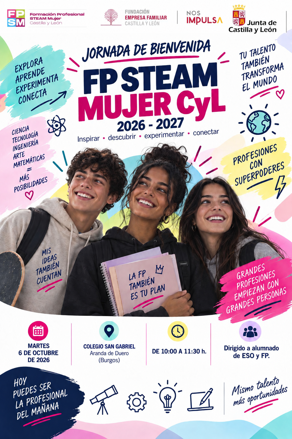 Jornada de Bienvenida FP STEAM MUJER CYL